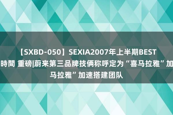 【SXBD-050】SEXIA2007年上半期BEST 全35作品8時間 重磅|蔚来第三品牌技俩称呼定为“喜马拉雅”加速搭建团队